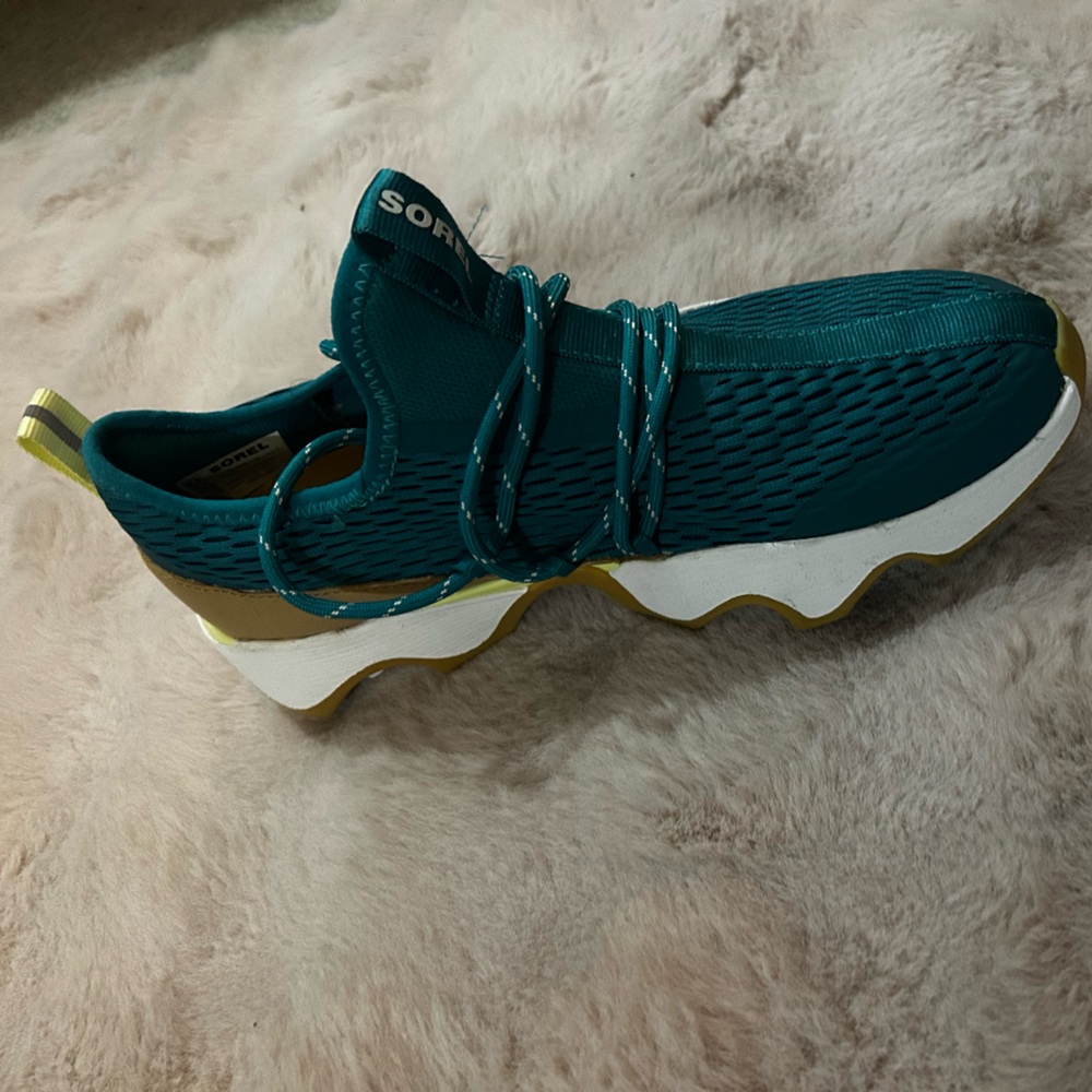 Sorel Teal and Yellow Athletic Shoes